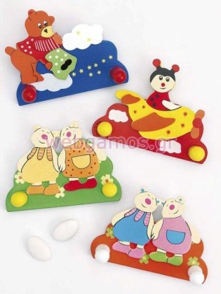 Μπομπονιέρα Βάπτισης  κρεμάστρα (208-9159)