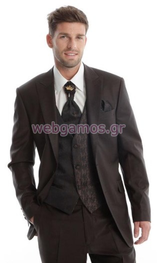 Οικονομικό Γαμπριάτικο κουστούμι (131-021br)