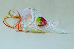 Μπομπονιέρα Βάπτισης φράουλα (0520037f)