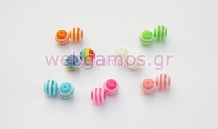 Χάντρα Ριγέ στρογγυλή (0517325)