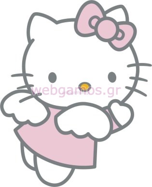 Ξύλινο Διακοσμητικό Hello Kitty (cart0146)