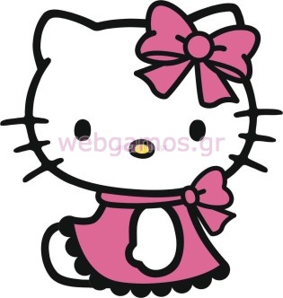 Ξύλινο Διακοσμητικό Hello Kitty