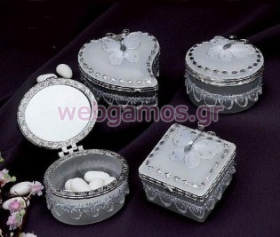 Μπομπονιέρα Βάπτισης πεταλούδα (202-9045)