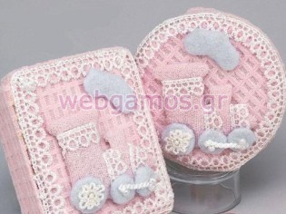 Μπομπονιέρα Βάπτισης τρενάκι (Μ3789)