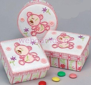 Μπομπονιέρα Βάπτισης αρκουδάκι (Μ3786)