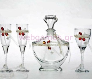 Σετ Καράφα - ποτήρι (12-2557)