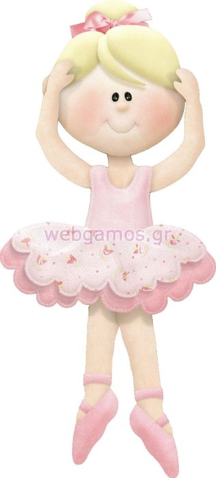 Ξύλινο Διακοσμητικό μπαλαρίνα (xd0503)