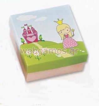 Μπομπονιέρα Βάπτισης πριγκίπισσα (M6520pring)