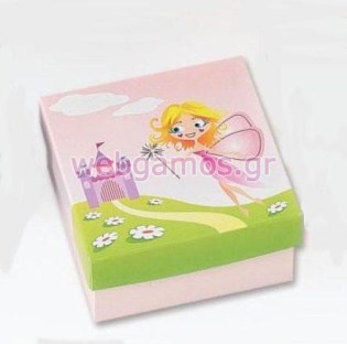 Μπομπονιέρα Βάπτισης νεράιδα (M6520ner)