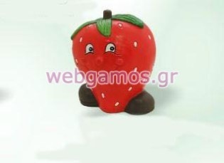 Μπομπονιέρα Βάπτισης φράουλα (10.59.1642)