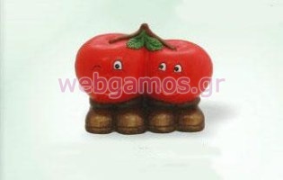 Μπομπονιέρα Βάπτισης κεράσια (10.59.1644)