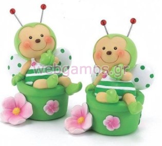 Μπομπονιέρα Βάπτισης μελισσούλα (Μ6765)