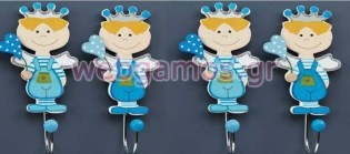 Μπομπονιέρα Βάπτισης κρεμάστρα (ZL11E6111)