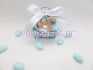 Μπομπονιέρα Βάπτισης αλογάκι (cfxd1217)