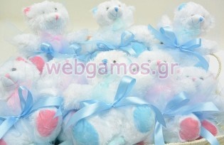 Μπομπονιέρα Βάπτισης αρκουδάκι (Μ4756)