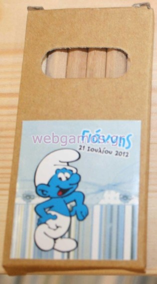 Ξυλομπογιές Στρουμφάκι (exh130038)