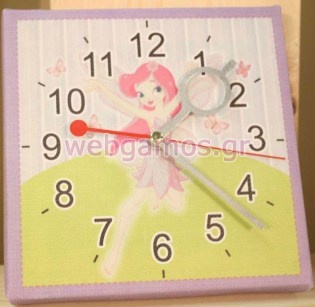 Καμβαδάκι Ρολόι νεράιδα (exh130085)