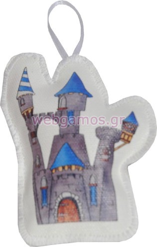 Μπομπονιέρα Βάπτισης κάστρο (impap0077)