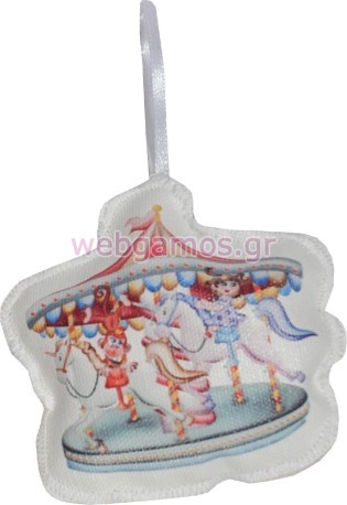 Μπομπονιέρα Βάπτισης καρουζέλ (imxd0810)