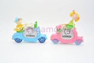 Μπομπονιέρα Βάπτισης μηχανή (664)