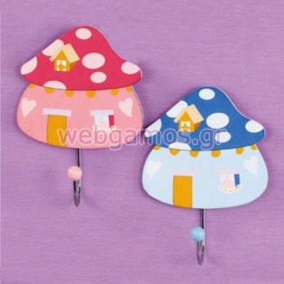 Μπομπονιέρα Βάπτισης μανιταρόσπιτο (06-690)