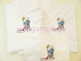 Σετ Βάπτισης στρουμφάκια (bsetstrumf1)