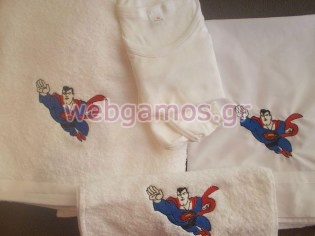 Σετ Βάπτισης σούπερμαν (bsetsman)