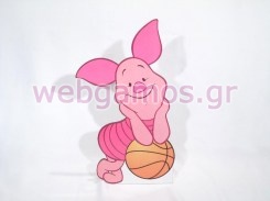 Ξύλινο Διακοσμητικό γουρουνάκι (ballcart0293)