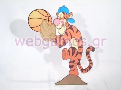 Ξύλινο Διακοσμητικό τίγρης (ballcart0288)