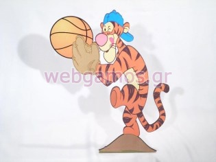 Ξύλινο Διακοσμητικό τίγρης (ballcart0288)