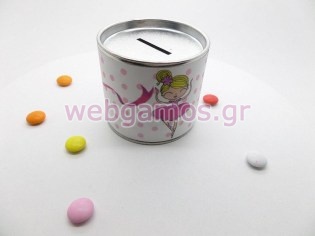 Μεταλλικός Κουμπαράς μπαλαρίνα (mboxbalarina)