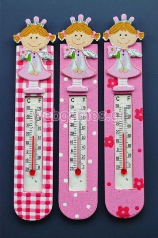 Μπομπονιέρα Βάπτισης θερμόμετρο (ZL11E6157)