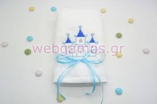 Μπομπονιέρα Βάπτισης πετσέτα (tow3016)