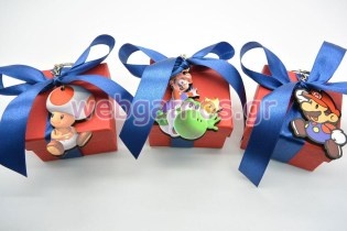 Μπομπονιέρα Βάπτισης super mario (cfav0256)