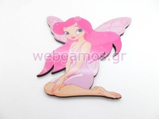 Ξύλινο Διακοσμητικό νεράιδα (pap0039)