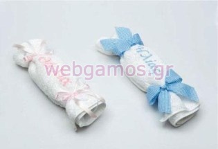 Μπομπονιέρα Βάπτισης πετσέτα (tow3006)