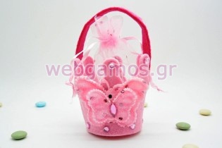 Μπομπονιέρα Βάπτισης πεταλούδα (P0517390)