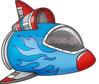 Ξύλινο Διακοσμητικό πύραυλος (xd0958)