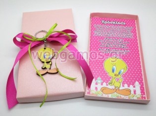 Μπομπονιέρα Προσκλητήριο tweety