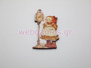 Ξύλινο Διακοσμητικό sarah kay (xd0095)