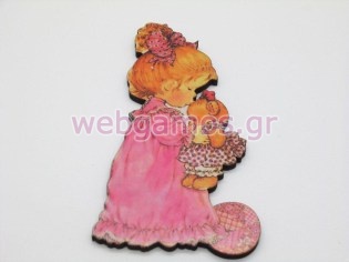 Ξύλινο Διακοσμητικό sarah kay (xd0096)