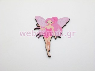 Ξύλινο Διακοσμητικό νεράιδα (pap0040)