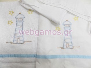 Σετ Βάπτισης θαλασσινό (bsetboat)