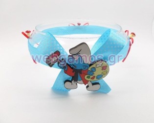 Διακοσμητική Γυάλα στρουμφάκια (03123)