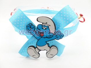 Διακοσμητική Γυάλα στρουμφάκια (03123)