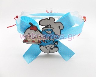 Διακοσμητική Γυάλα στρουμφάκια (03123)