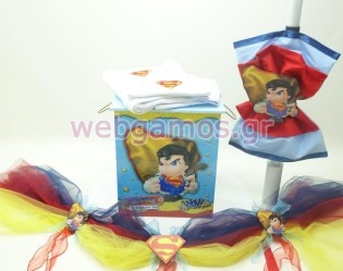 Σετ Βάπτισης σούπερμαν (bsetsman2)