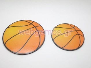 Ξύλινο Διακοσμητικό μπάλα μπάσκετ