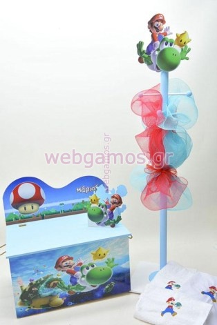 Σετ Βάπτισης super mario (setbapt0155)