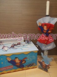 Σετ Βάπτισης σούπερμαν (bsetsman)